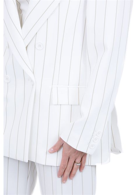 DOPPIOPETTO GESSATO RIGA H3 MAR DE MARGARITAS | Blazer | HELSA-01622-TMT0282BI02